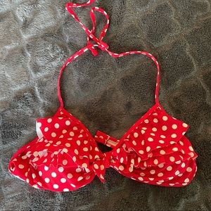US Polo polkadot bikini top